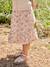 Printed Midi Skirt for Girls ecru 