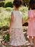 Printed Midi Skirt for Girls ecru 