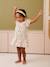 Baby dress set with culotte-style briefs and bandeau ecru 