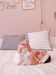 -Newborn set with girl's dungaree and band for head accessories for hair 