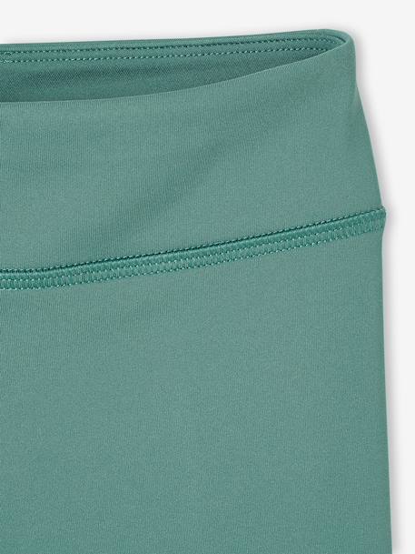 Pack of 2 Sports Cycling Shorts for Girls green+rose 