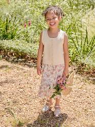 Girls-Girl's sleeveless knitted cardigan