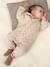 Baby playsuit in jersey marl beige 