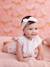 Set of 3 short, t-shirt and band for head accessories for hair ecru 