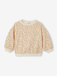 Printed Sweatshirt in Fleece, for Babies