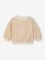 Printed Sweatshirt in Fleece, for Babies vanilla 