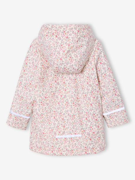 Raincoat with Sherpa Lining for Girls anthracite+indigo+multicoloured+pale pink 