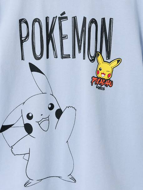 T-shirt with POKEMON sleeves sky blue 