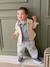 Shirt with Press Studs for Babies sandy beige+taupe 