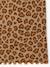 Girls' ribbed knit leggings beige+ecru+printed white 