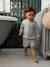 Set of 3-piece shorts for baby boys aqua green 