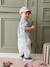 'Happy Youpi' Cap for Babies striped blue 