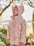 Printed hooded raincoat for girls multicoloured+navy blue+vanilla 