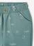 Printed Fleece Trousers for Babies cappuccino+emerald green+sage green 