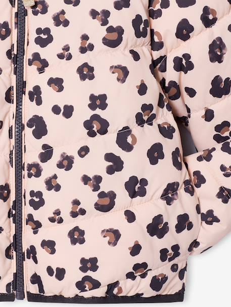 Reversible Lightweight Jacket for Girls anthracite+mauve+pale pink 