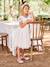 Girl's lace and tulle dress white 