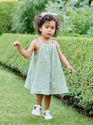 Baby-Broderie Anglaise Dress with Matching Accessory 