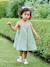 Broderie Anglaise Dress with Matching Accessory sage green 