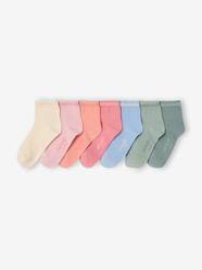 Girls-Pack of 7 Pairs of Socks for Girls