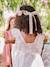 Frilly skater dress white 