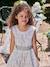Occasion Wear Dress with Floral Print, for Girls light blue+pale pink+printed pink+printed white+white 