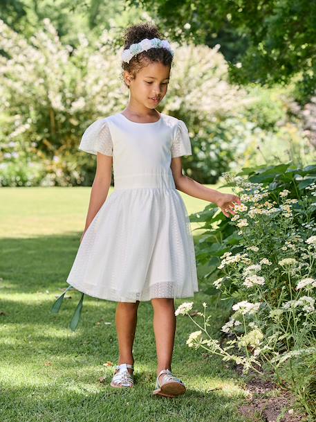 Girl's special occasion dress white 