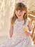 Occasion Wear Dress with Floral Print, for Girls light blue+pale pink+printed pink+printed white+white 