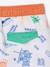 Boy's surf swim shorts marl white 
