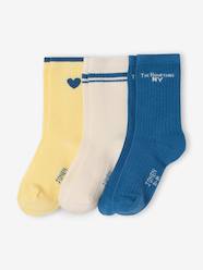 Girls-Pack of 3 assorted socks 