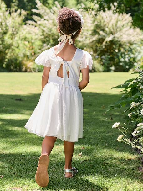 Girl's special occasion dress white 
