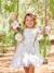 Girl's lace and tulle dress white 