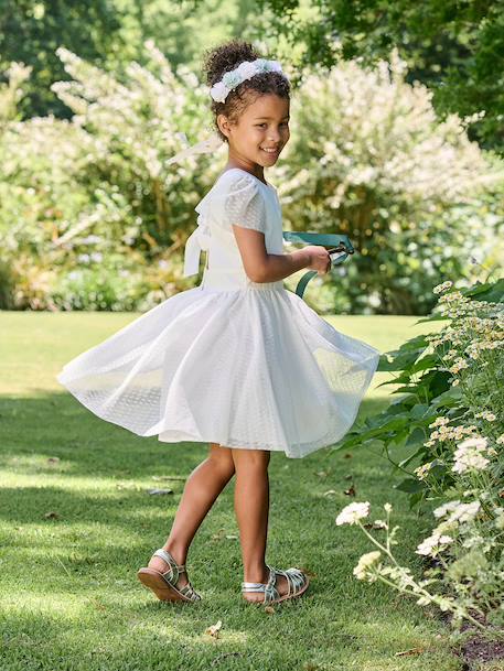 Girl's special occasion dress white 