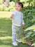Trousers with Removable Braces for Babies sage green 