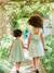 Broderie Anglaise Dress with Matching Accessory sage green 