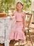 Occasion Wear Blouse & Frilled Skirt Combo blush+sage green 