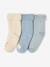 Pack of 3 cotton baby socks ecru 
