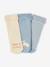Pack of 3 cotton baby socks ecru 