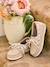 Boys' leather boat shoes beige 