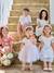 Embroidered Tulle Dress for Baby Girls white 