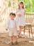 Occasion Wear Outfit: Shirt & Shorts for Babies beige+sage green 