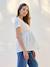 English embroidery nursing blouse ecru 