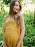 Nursing clothes long dress ochre 