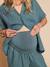 Set of 2 nursing clothes aqua green 