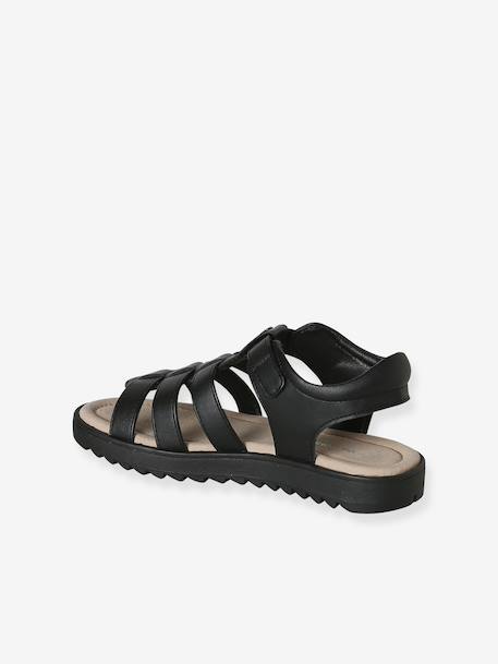 Multi-Strap Sandals for Children black+gold 