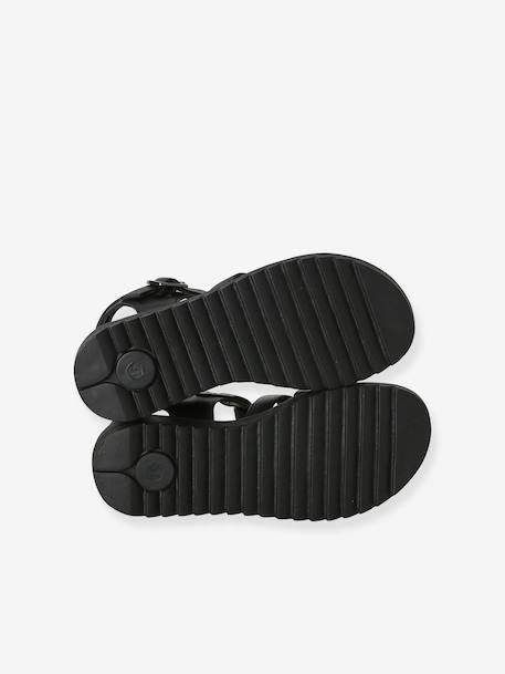 Multi-Strap Sandals for Children black+gold 