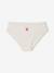 Pack of 7 girls' heart print organic cotton briefs fuchsia 