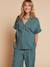 Set of 2 nursing clothes aqua green 