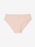 Pack of 7 girls' heart print organic cotton briefs fuchsia 