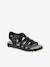Multi-Strap Sandals for Children black+gold 