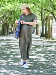 Maternity-Nursing Clothes-Long nursing clothes dress 